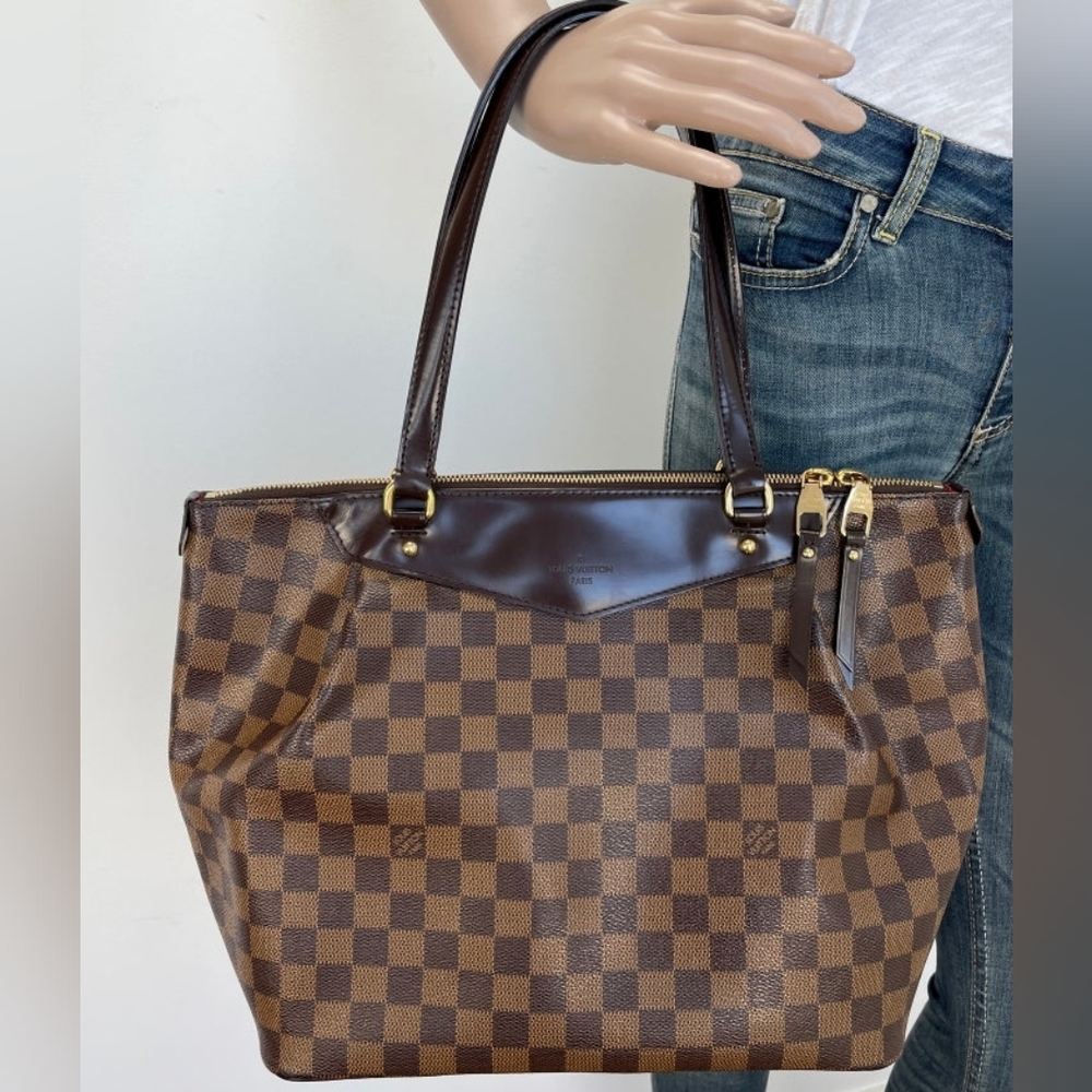Authentic Louis Vuitton Westminster Damier Ebene GM! Tote Bag Shoulder Bag! GUC! - Picture 7 of 17